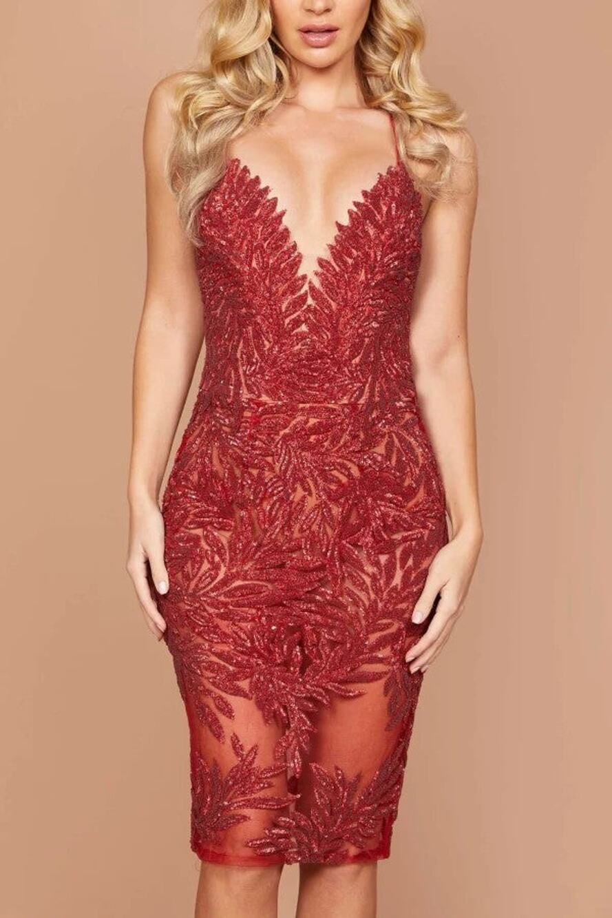 NADINE MERABI Stella Red - 0